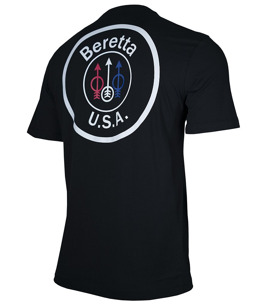 Beretta USA Logo Graphic Short-Sleeve Crew Neck Tee