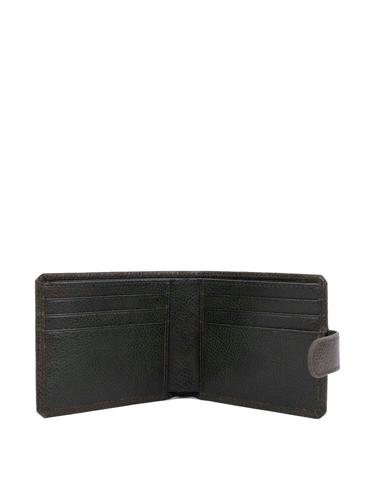 BELWABA Brown Casual Leather Bi-Fold Wallet for Men