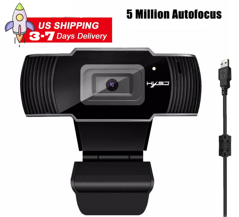 1080P Webcam with Microphone, 5MP Web Cam USB Camera, Computer HD Streaming Webcam for PC DesktopLaptop w/Mic, Wide Angle LensLarge Sensor for Superior Low Light (S70)