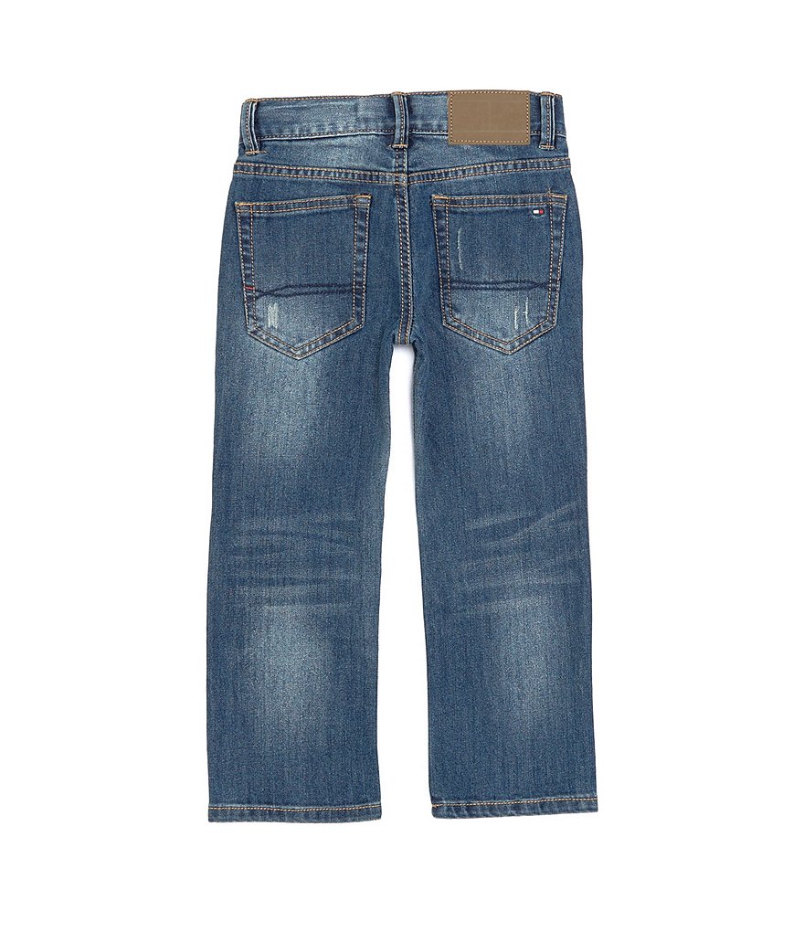 Tommy Hilfiger Little Boys 2T-7 Destructed Straight-Fit Denim Jeans