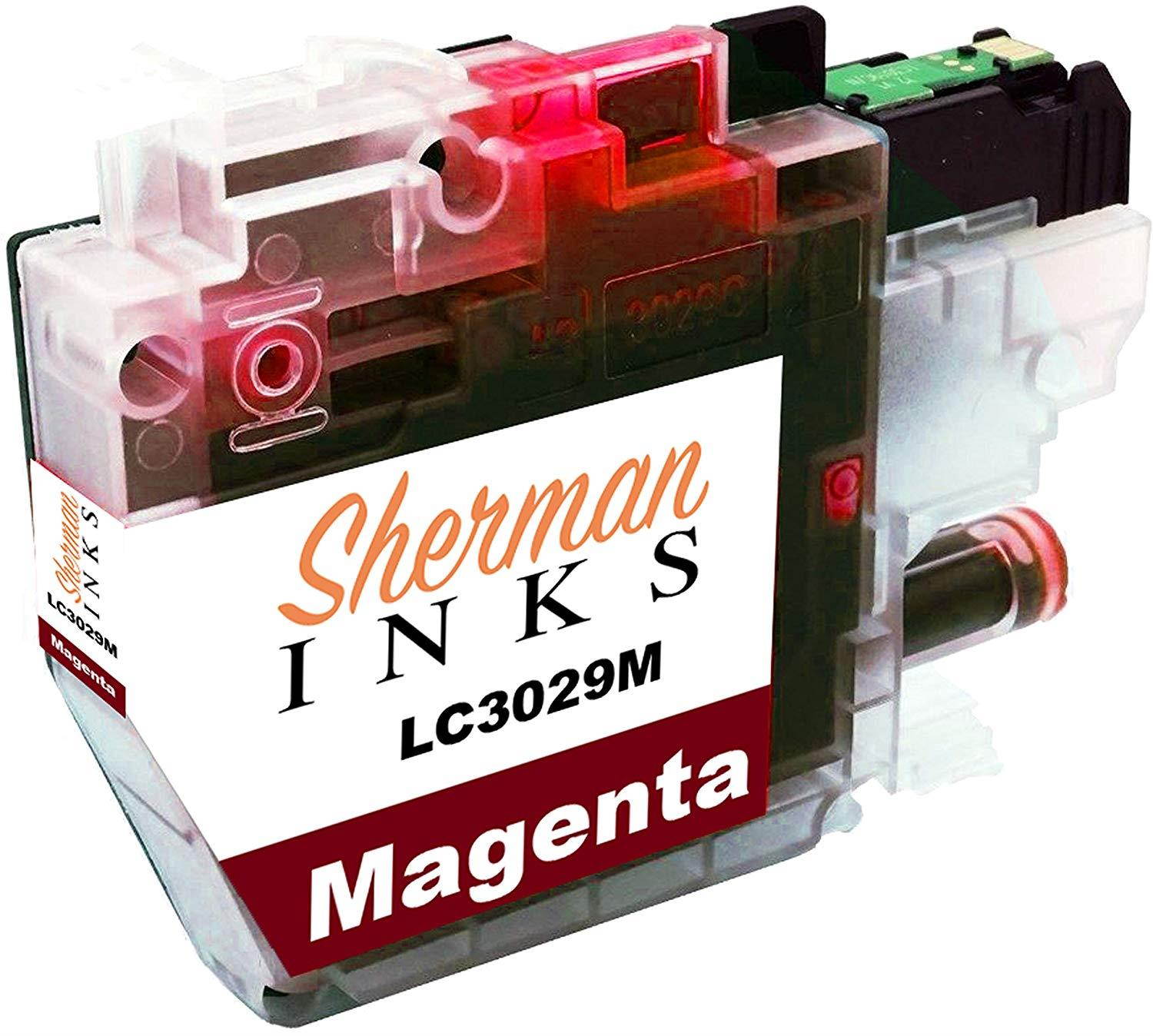 Sherman Replacement Ink Cartridge 5 Pack LC3029 for Printer: Brother MFC-J5830DW MFC-J5830DWXL MFC-J5930DW MFC-J6535DW MFC-J6535DWXL MFC-J6935DW