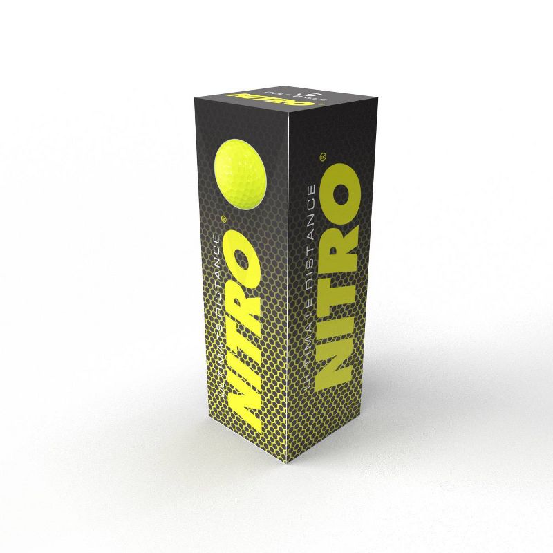 Nitro Golf Ultimate Distance Golf Balls Yellow - 30pc