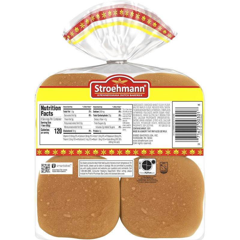 Stroehmann Hamburger Buns - 11oz