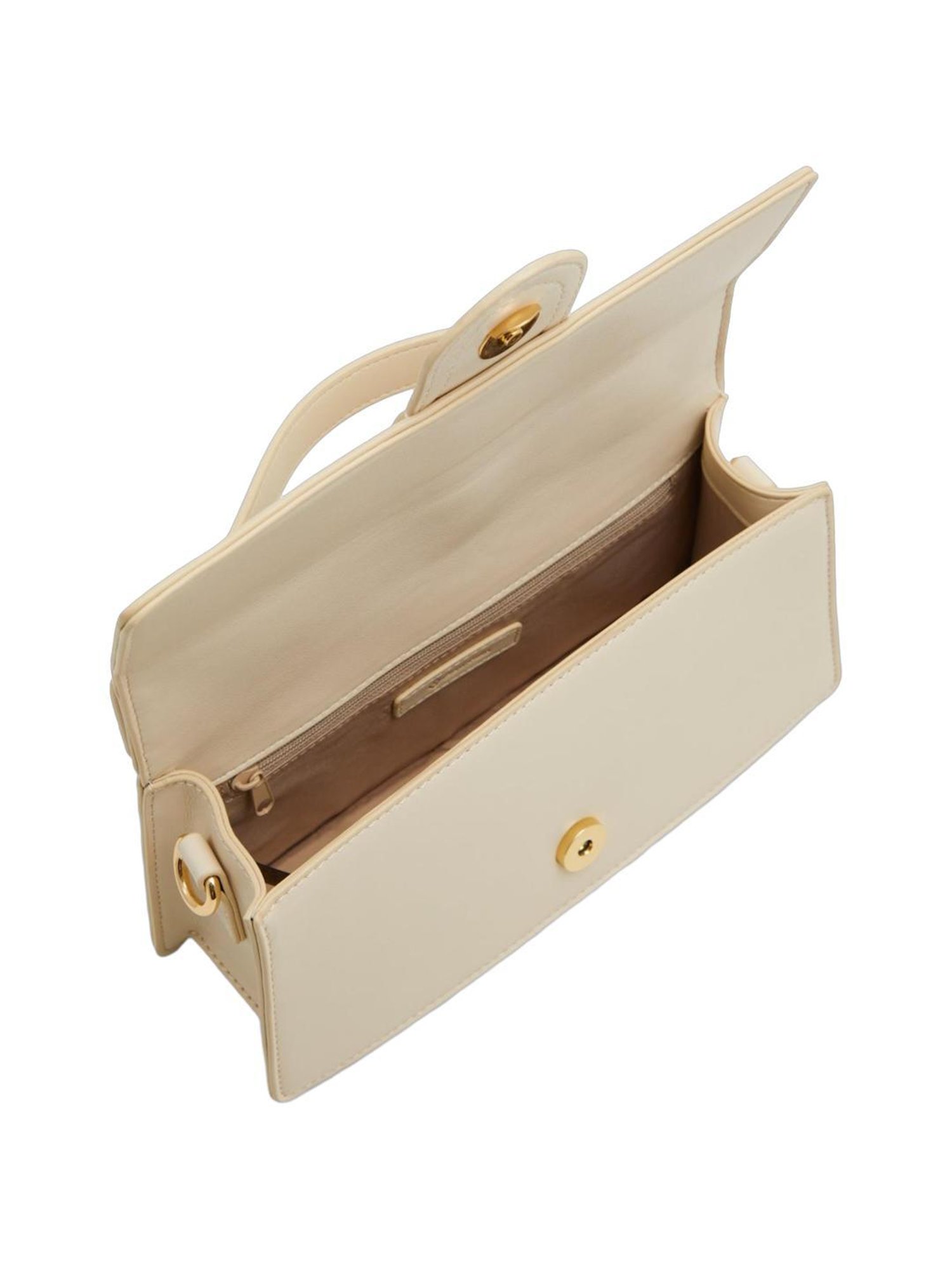 Call It Spring Beige Solid Handbag
