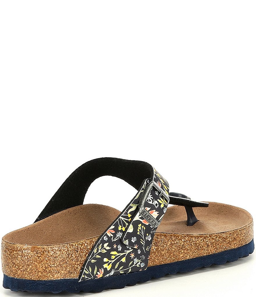 Birkenstock Women's Gizeh Vegan Floral Thong Sandals