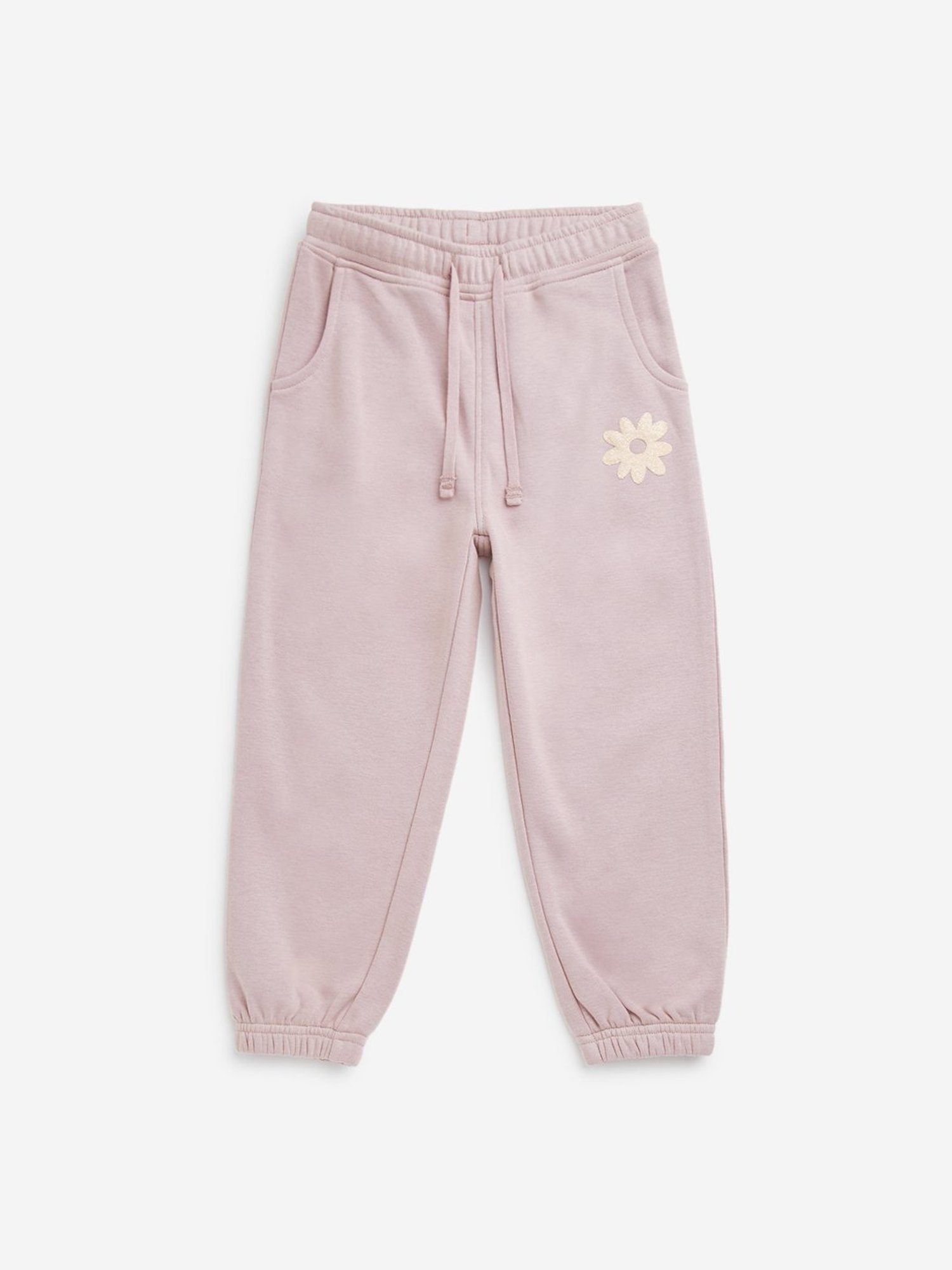 H by Hamleys Girls Pink Solid Joggers