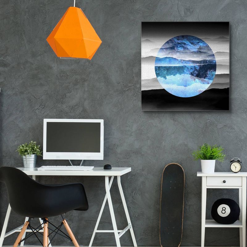 24" x 24" Celestial Landscape 1 Art on Canvas - Fine Art Canvas