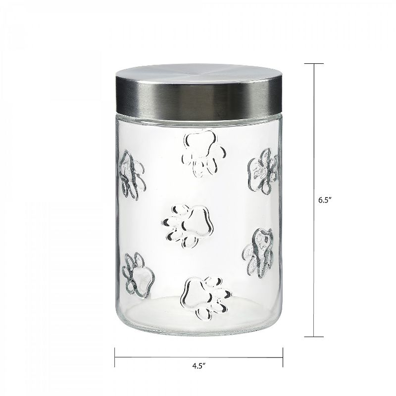 Amici Pet Maxwell Dog Glass Canister, 42oz