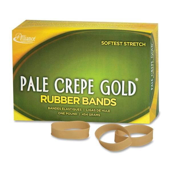 Alliance Rubber Pale Crepe Gold Rubber Band 320 EA/BX
