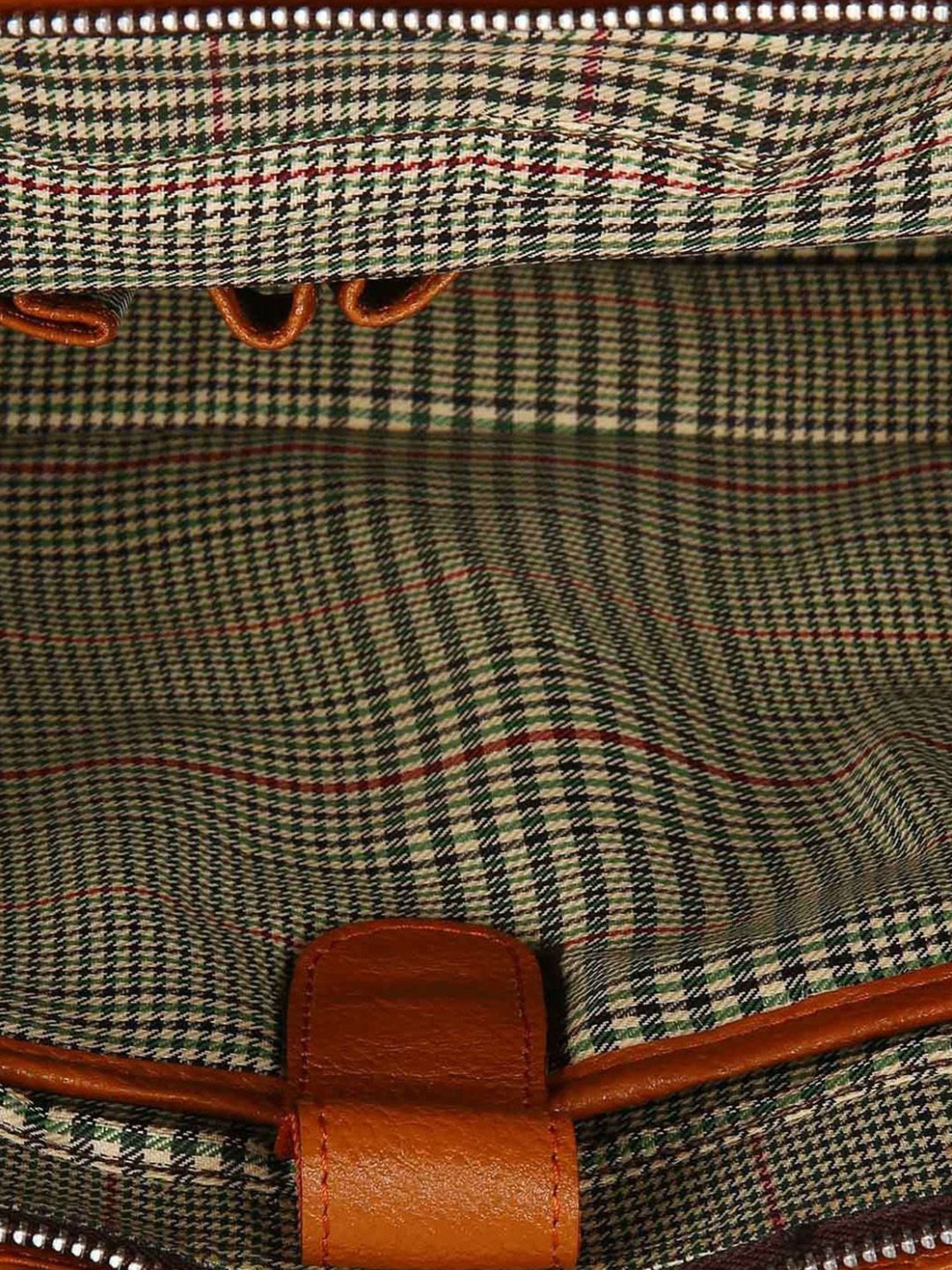 Tortoise Work Edition Massimo Tan Leather Medium Laptop Messenger Bag