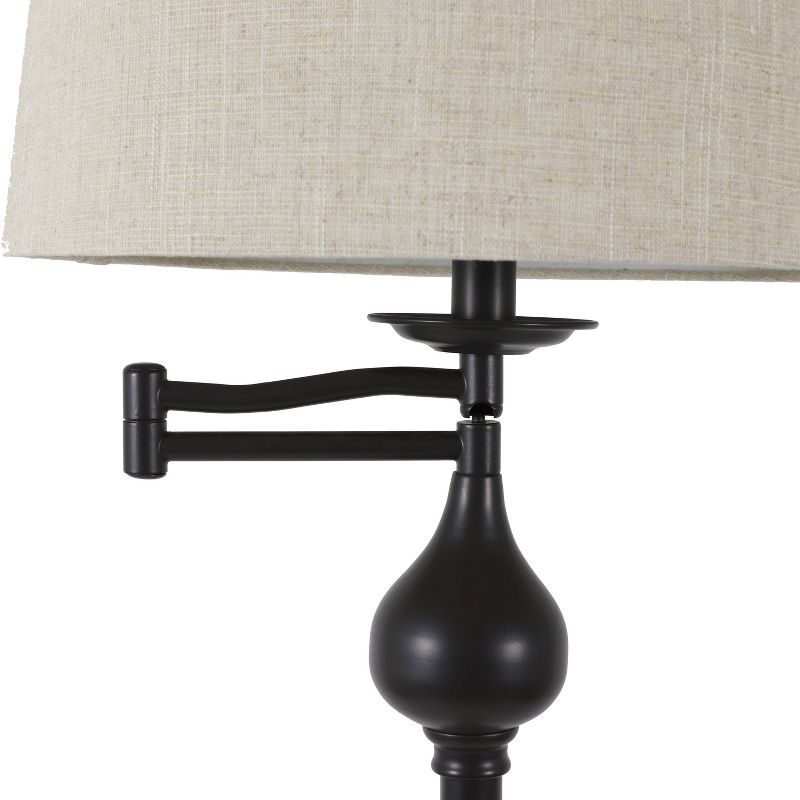 Franklin Iron Works Gentry Oil-Rubbed Bronze Downbridge Arc Floor Lamp