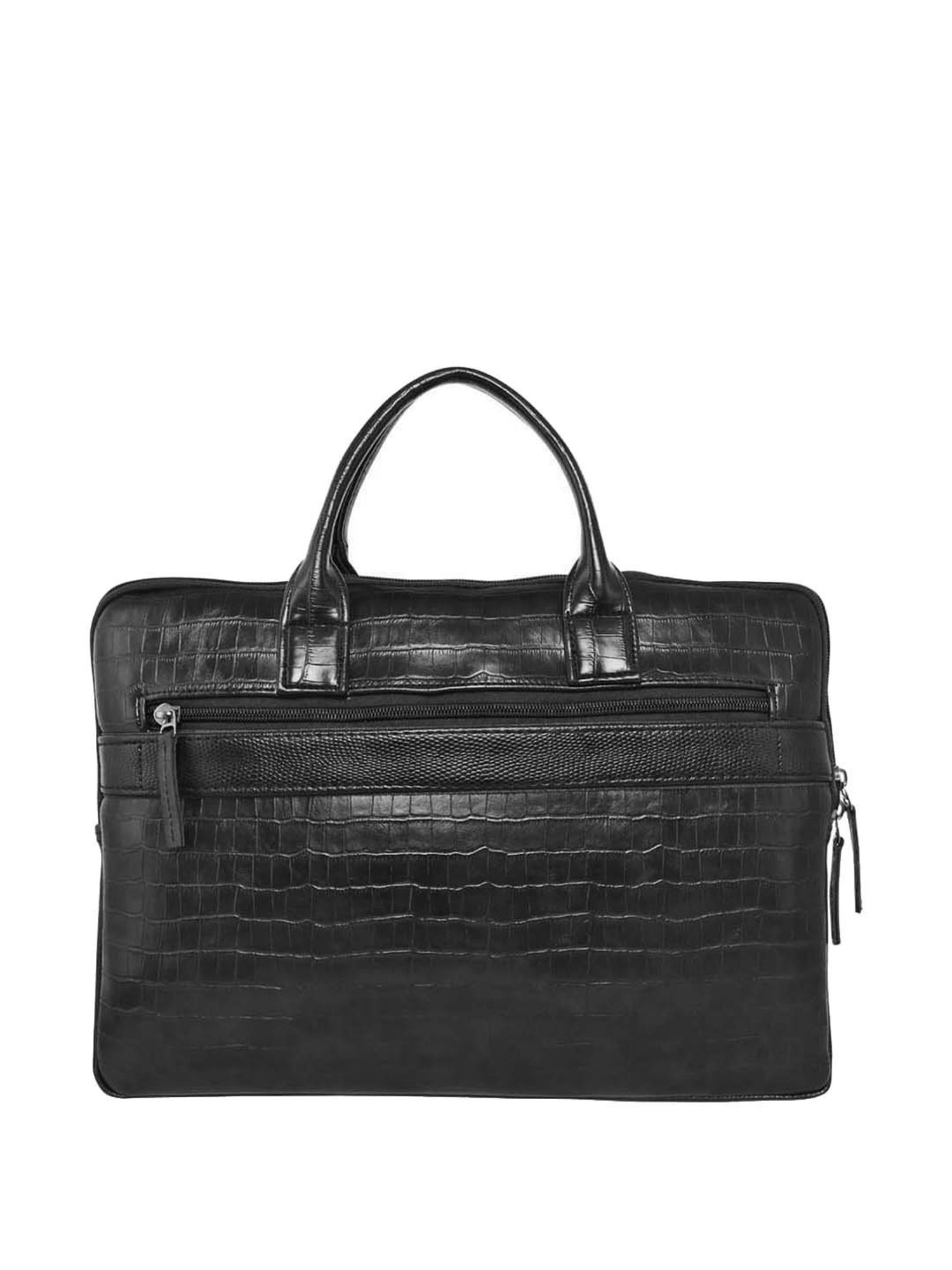 Baggit Brown PVC Solid Laptop Messenger Bag