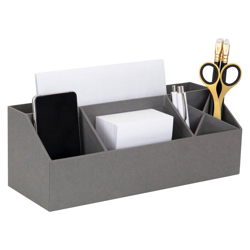 Elisa Desk Organizer Gray - Bigso Box of Sweden