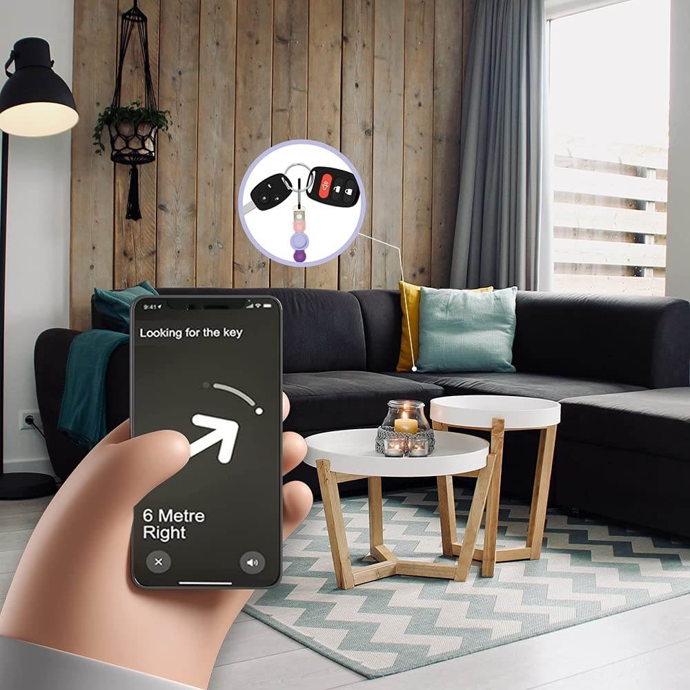 Protective Case for Airtags Finder Anti-Lost Case Compatible with Airtag for Keys, Backpacks, Wallet (Pop Fidget)