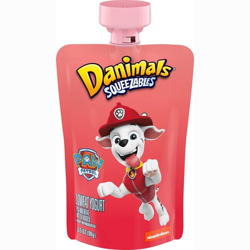Dannon Danimals Squeezables Cotton Candy Kids' Yogurt - 4pk/3.5oz pouches