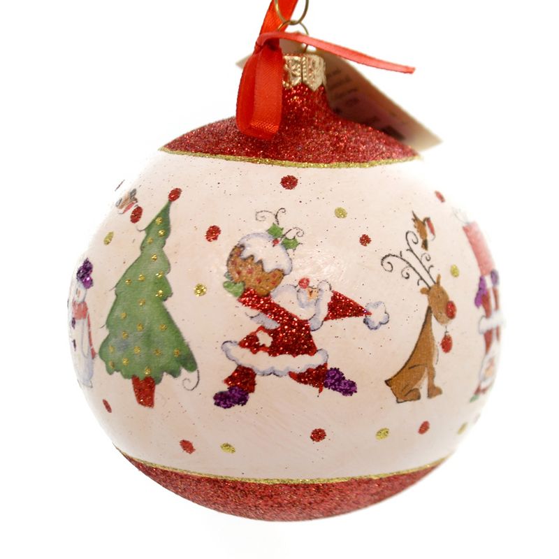 Christina's World Circle Of Santas Ornament Santa Ball  -  Tree Ornaments