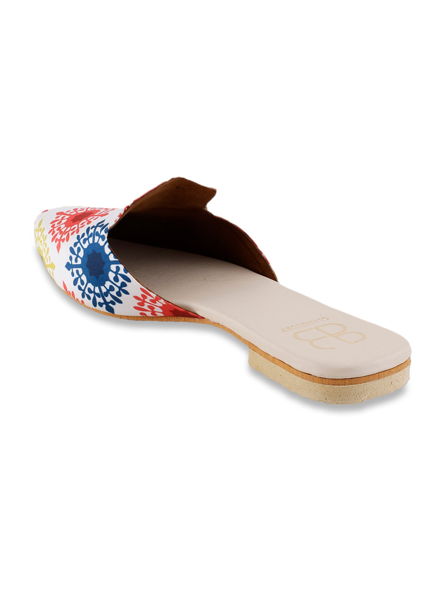 Glam Story Women's Indie Pop Multicolored Mule Shoes