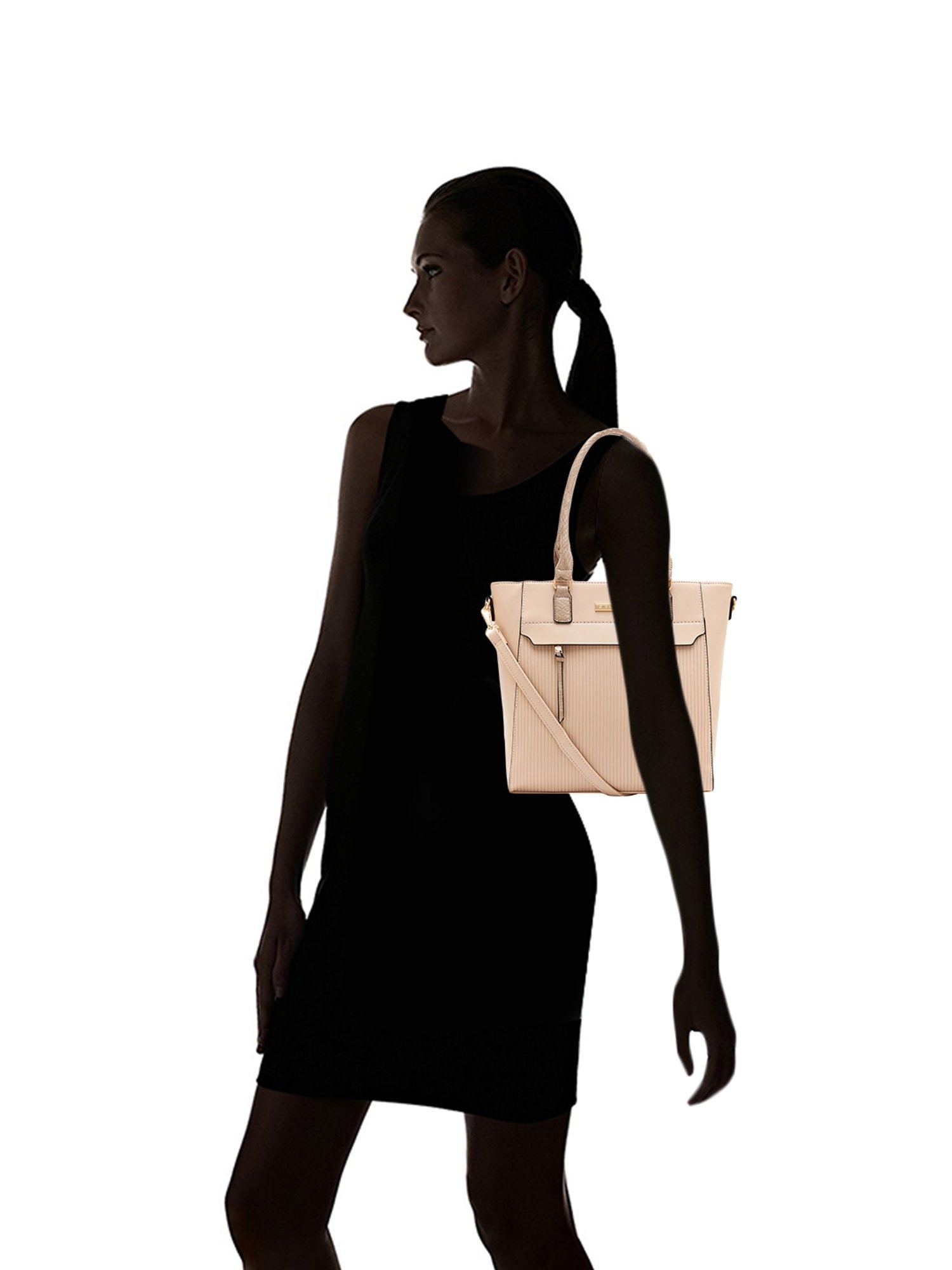 Giordano Blossoms 2020 Beige Textured Medium Shoulder Handbag