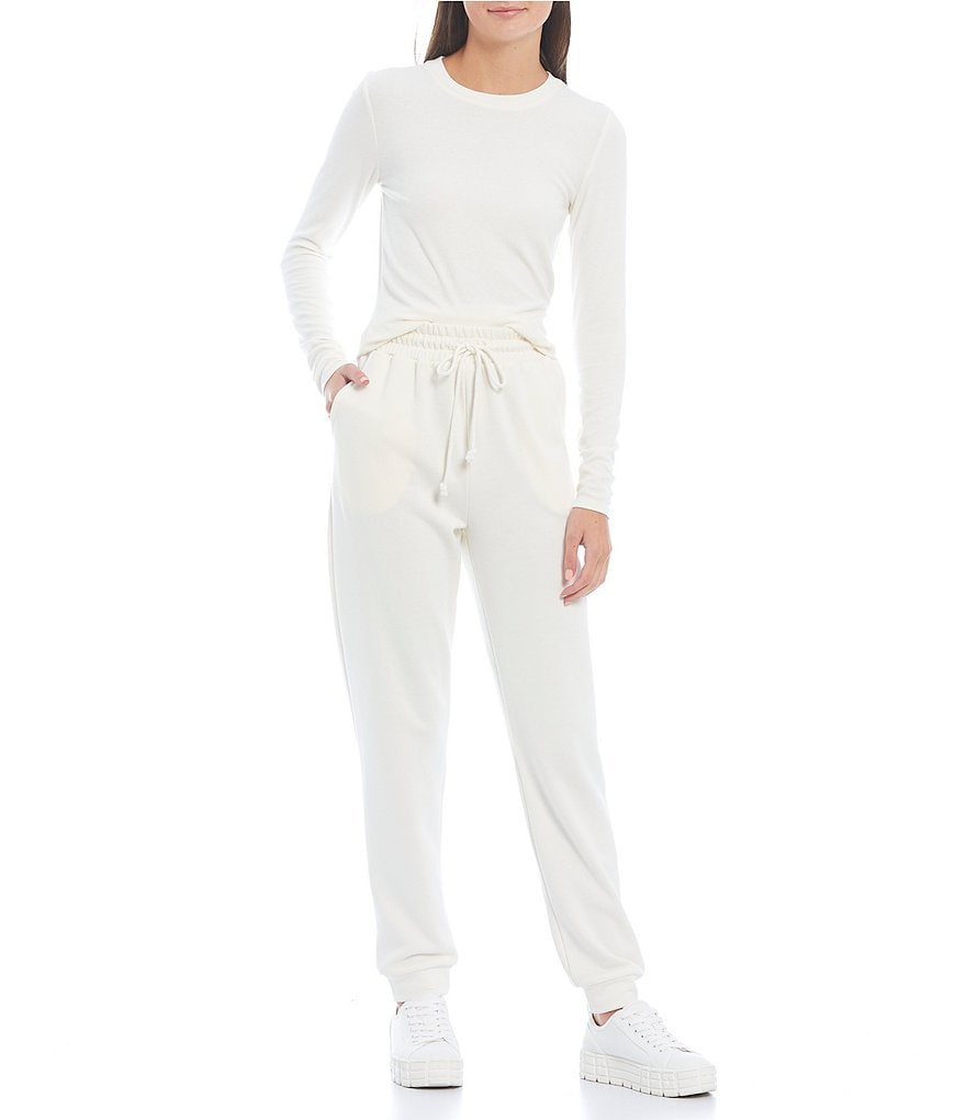 Copper Key Knit Cozy Jogger Pants