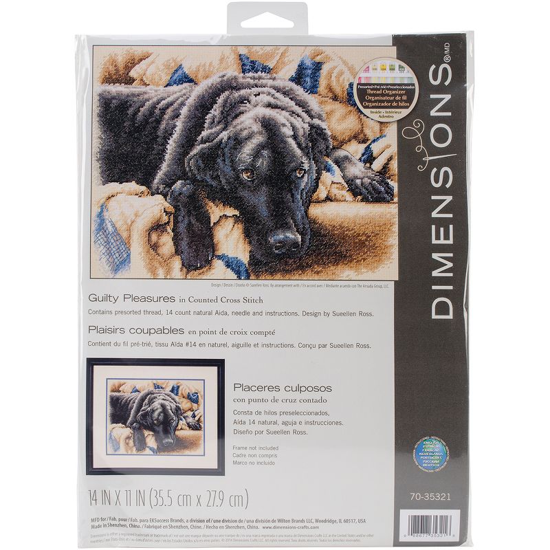 Dimensions Counted Cross Stitch Kit 14"X11"-Guilty Pleasures (14 Count)