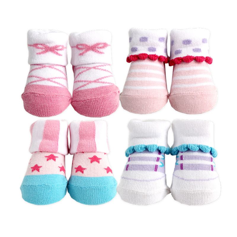 Luvable Friends Baby Girl Socks Giftset, Shoes, 0-9 Months