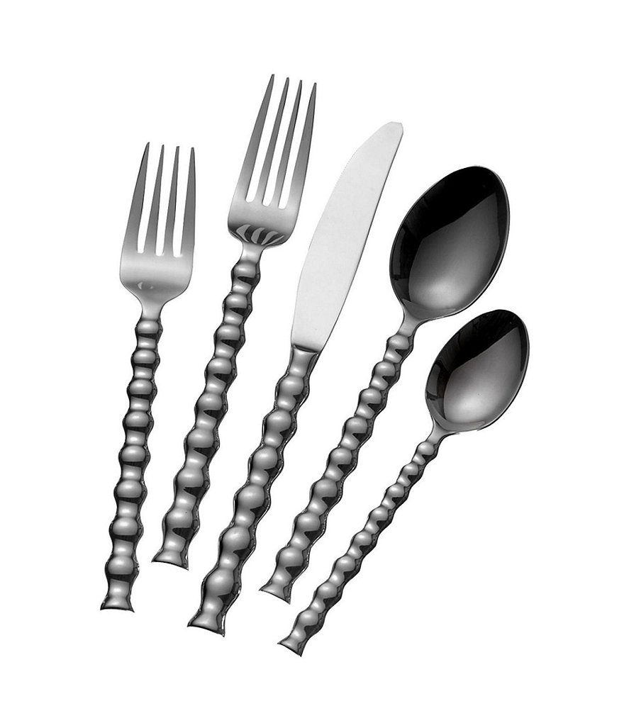 Towle Silversmiths Calypso 42-Piece Stainless Steel Flatware Set