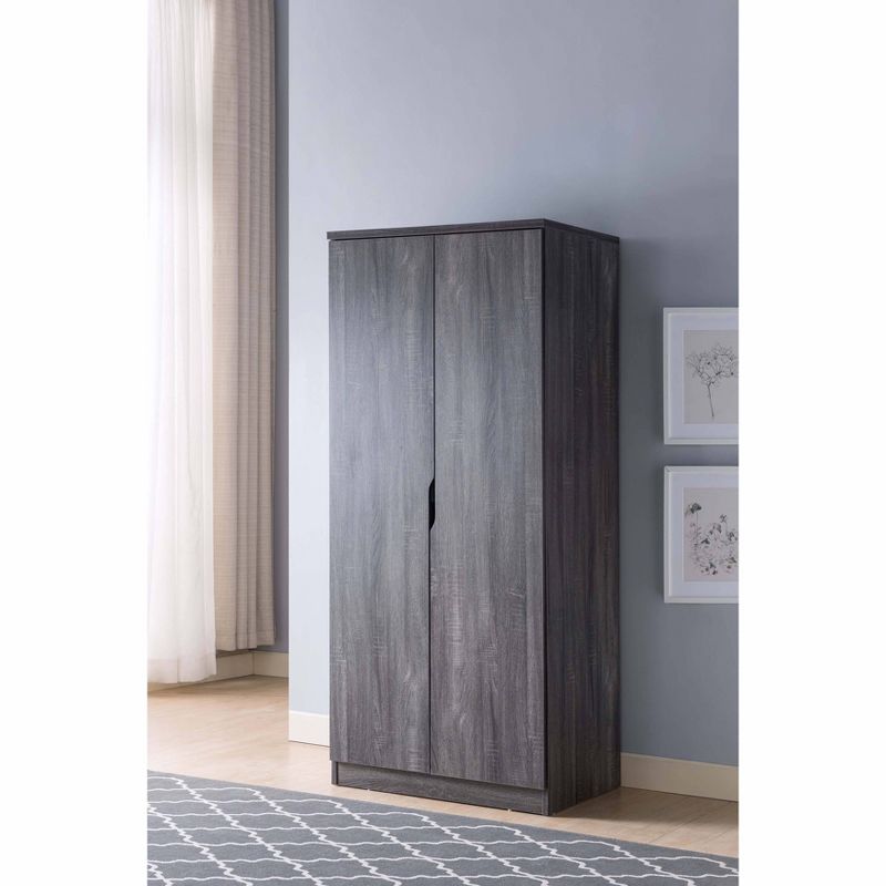 Mulberry 2.0 Sectional Wardrobe Closet Blue - Manhattan Comfort