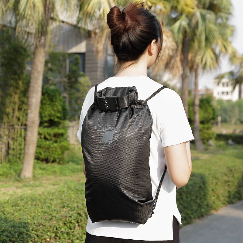 Lewis N. Clark WaterSeals Drawstring Bag with Secura Lock Technology - Black