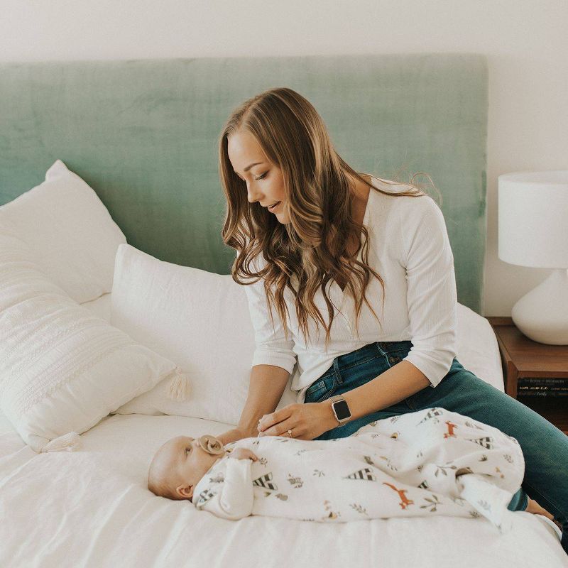 Little Unicorn 2-way zipper Muslin Sleep Bag Wearable Blanket - Forest Friends