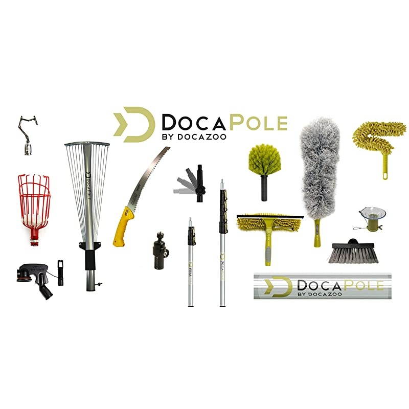 30 Foot Camera Pole &ndash; 7-30' Extension Pole + Camera Swivel Adapter for GoPro or Camera | Provides Up to 36 Feet of Reach | The Ultimate Painters Pole Camera Adapter and Camera Pole&hellip;