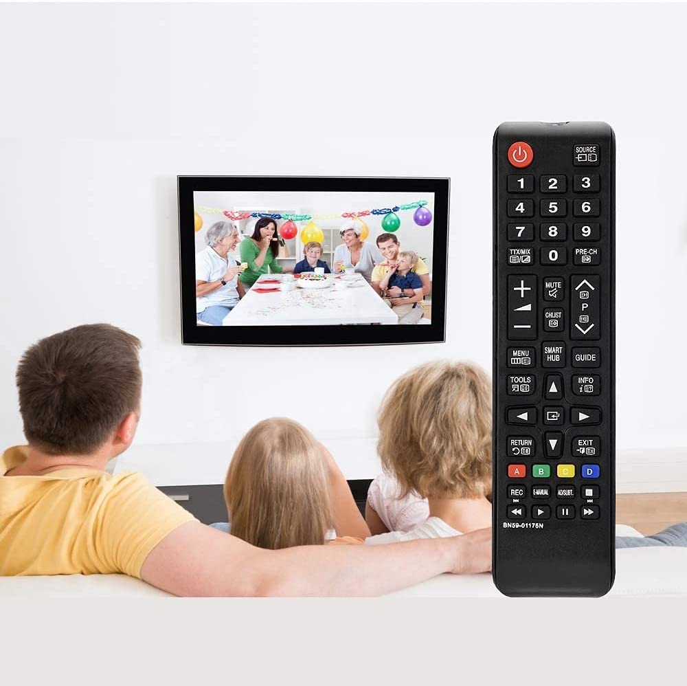Universal Remote Control for Samsung QN65Q60AAFXZA and All Other Samsung Smart TV Models LCD LED 3D HDTV QLED Smart TV BN59-01199F AA59-00786A BN59-01175N