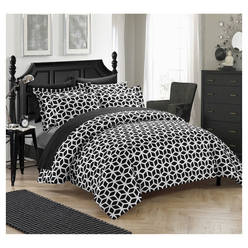 King Oakdale Duvet Cover Set Gray - Stone Cottage