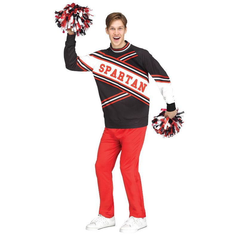 Adult Deluxe Spartan Cheer Male Halloween Costume