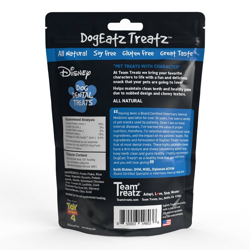 Team Treatz Chicken Toy Story 4 Dog Dental Dog Treat - 7oz