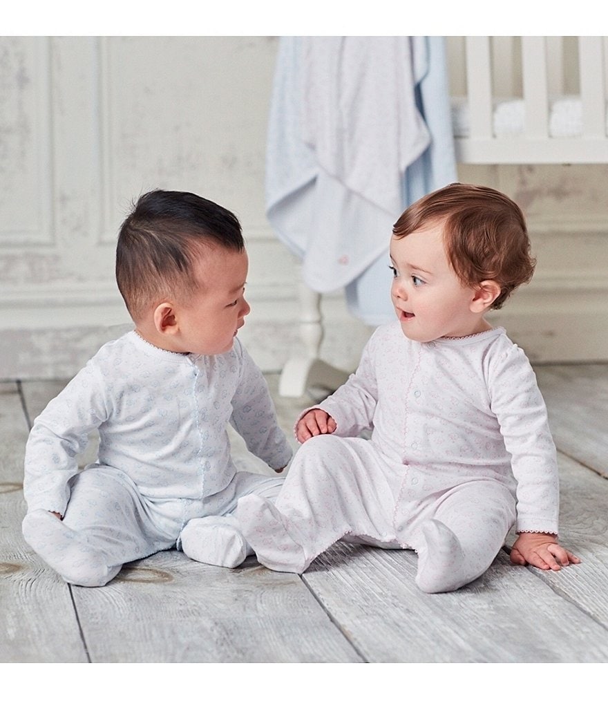 Kissy Kissy Baby Girls Preemie-9 Months Ele-Fun Printed Footed Coverall