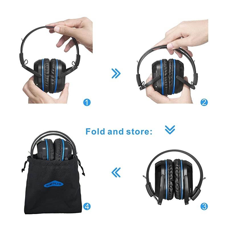 4 Pack of DVD Wireless Headphones in Car Kids Wireless Headphones for Universal Car Entertainment System Automotive IR Wireless Headphones Note Will Not Work on 2017+ GMs or Pacifica