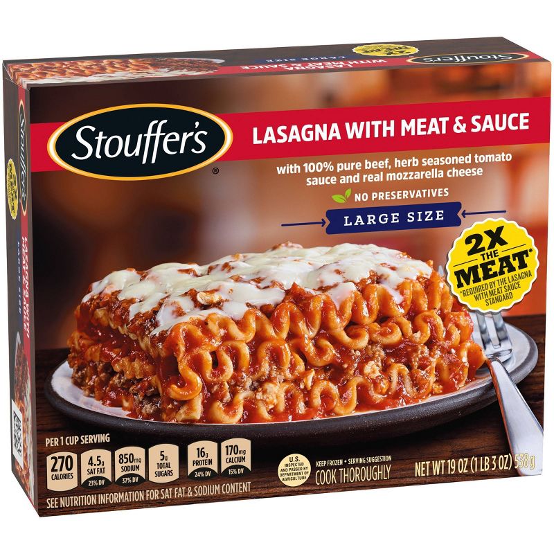 Stouffer's Frozen Lasagna with Meat & Sauce - 19oz