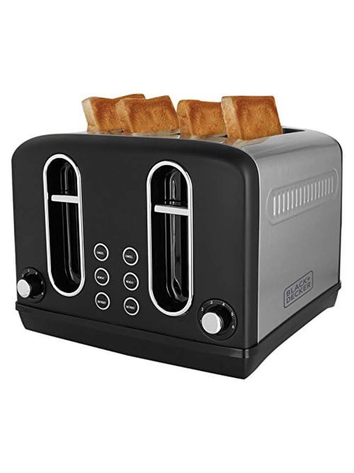BLACK+DECKER 2300W 4 Slice Pop-up Toaster