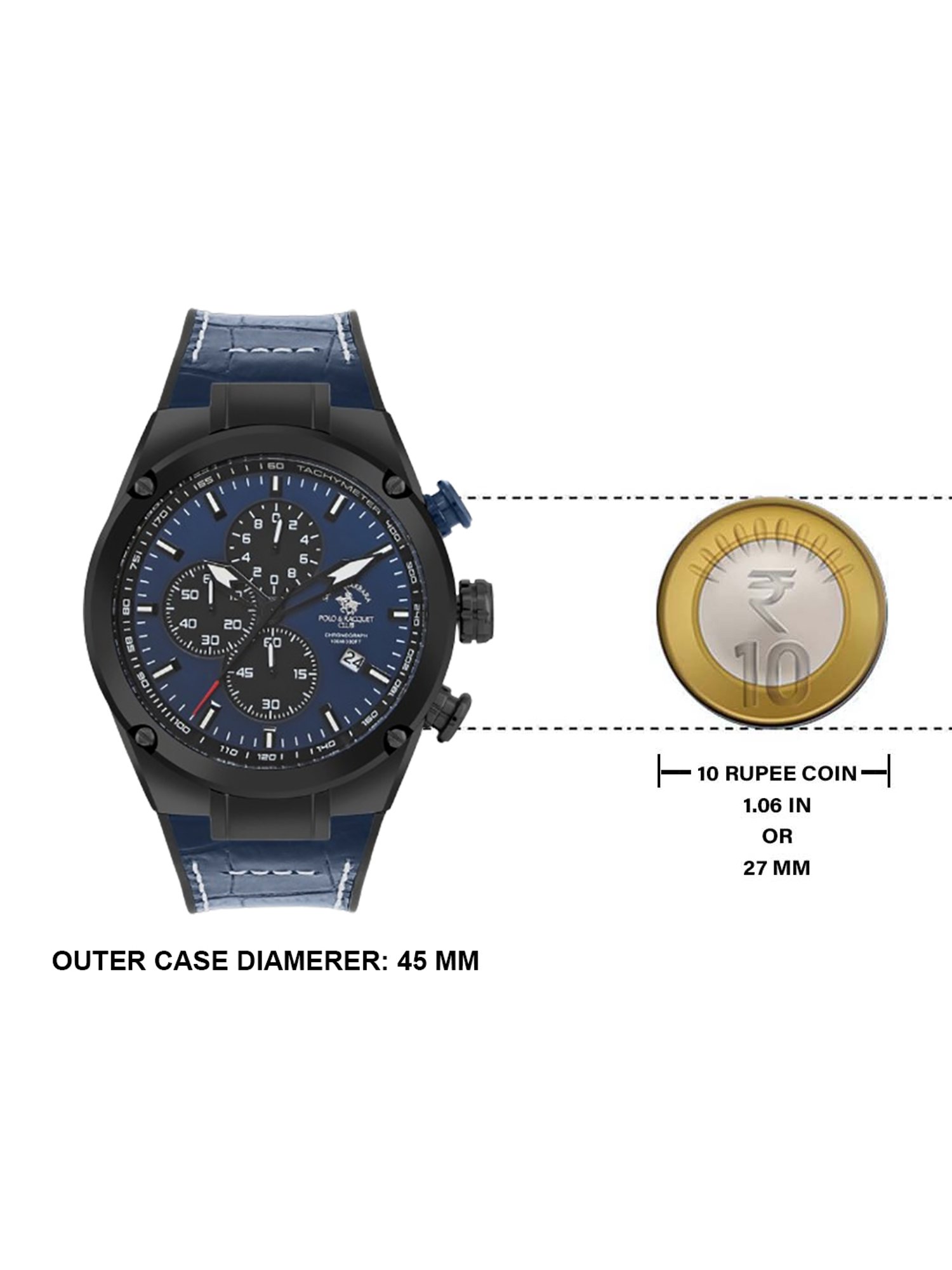 Santa Barbara Polo & Racquet Club SB.3.10001-3 Chronograph Watch for Men