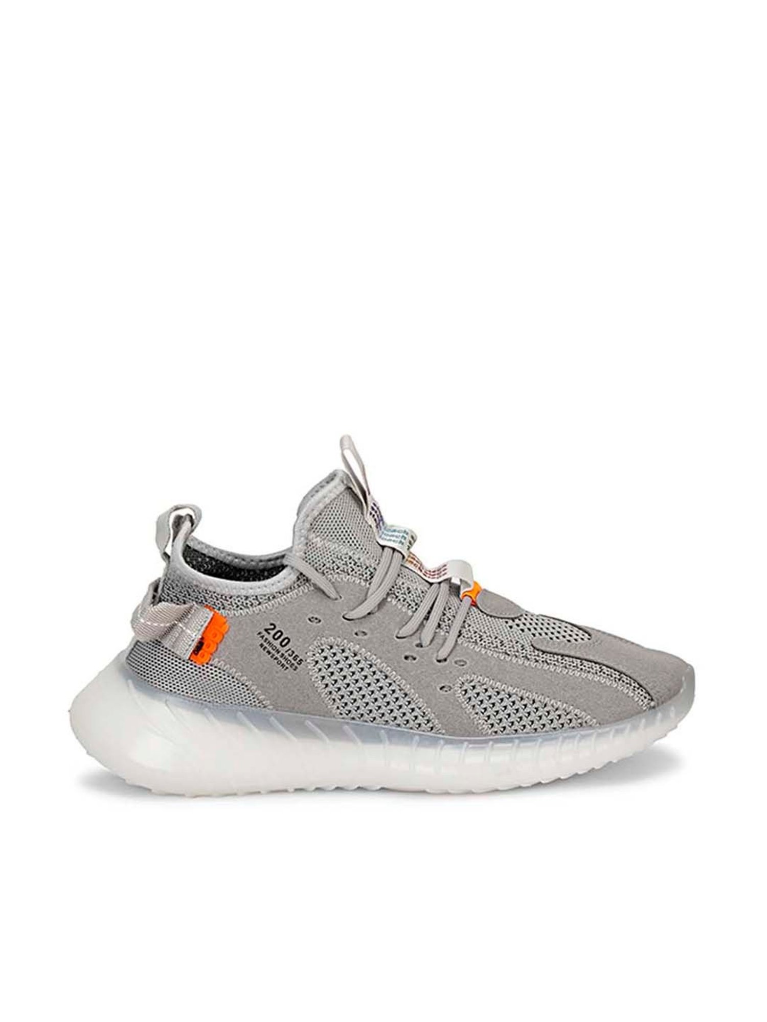 Mozafia Men's Grey Running Shoes