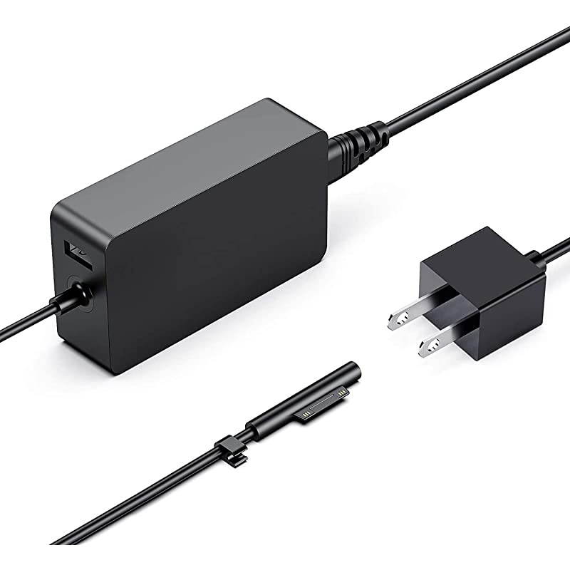Version Surface Pro Charger 65W for Surface Pro 34567 Power Supply Adapter Compatible for Both Microsoft Surface Book LaptopTabletWorks with 65Wamp44Wamp36Wamp24W 66 Ft Cord