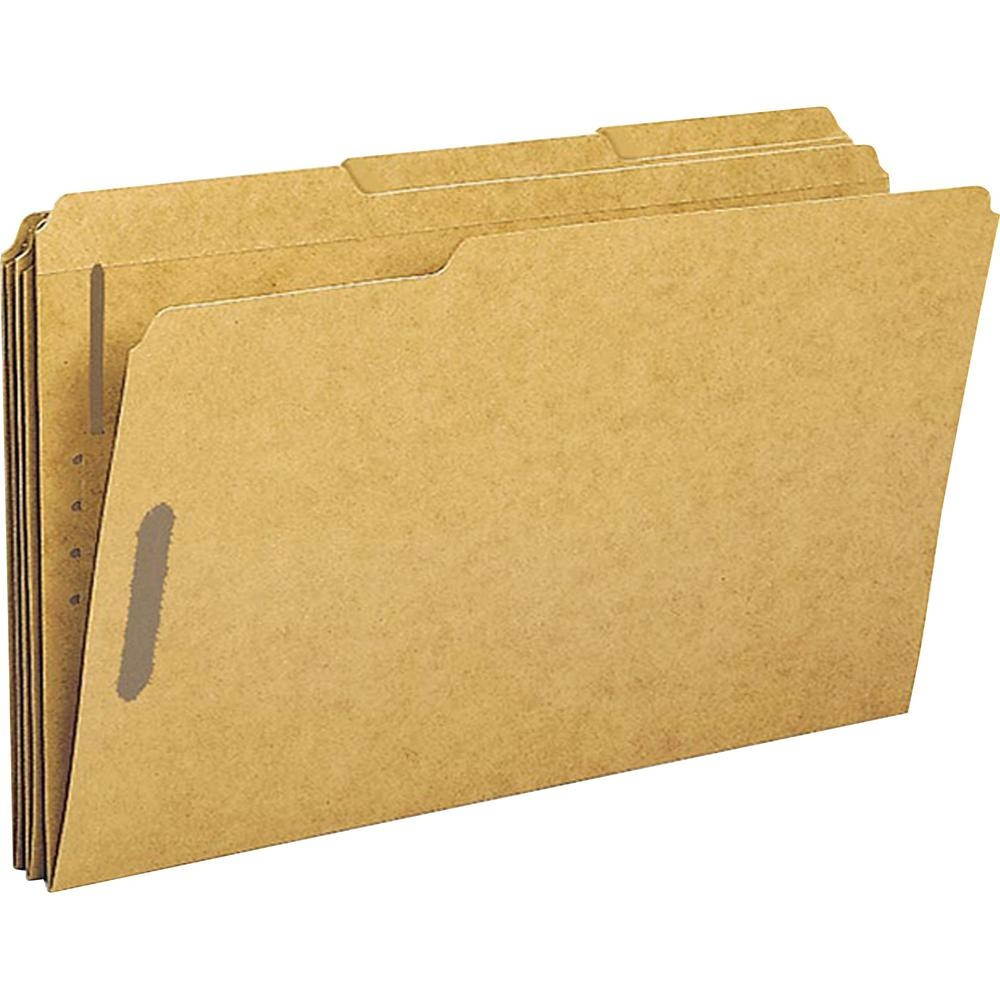 Sparco Fastener Folders w/2-Ply Top Tab 1/3 Cut Lgl 50/BX KFT SP17232