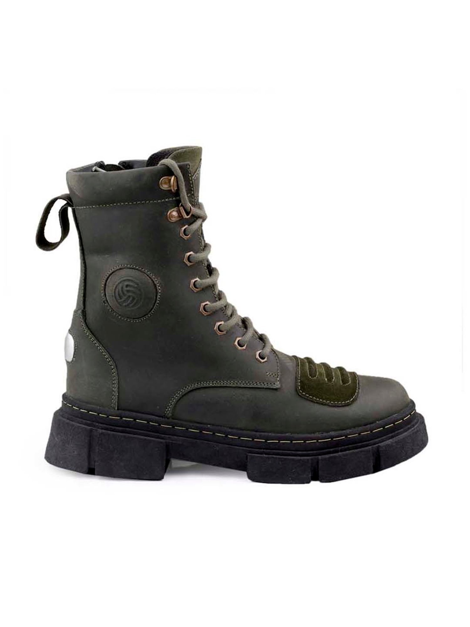 Bacca Bucci Men's SINISTER Olive Derby Boots