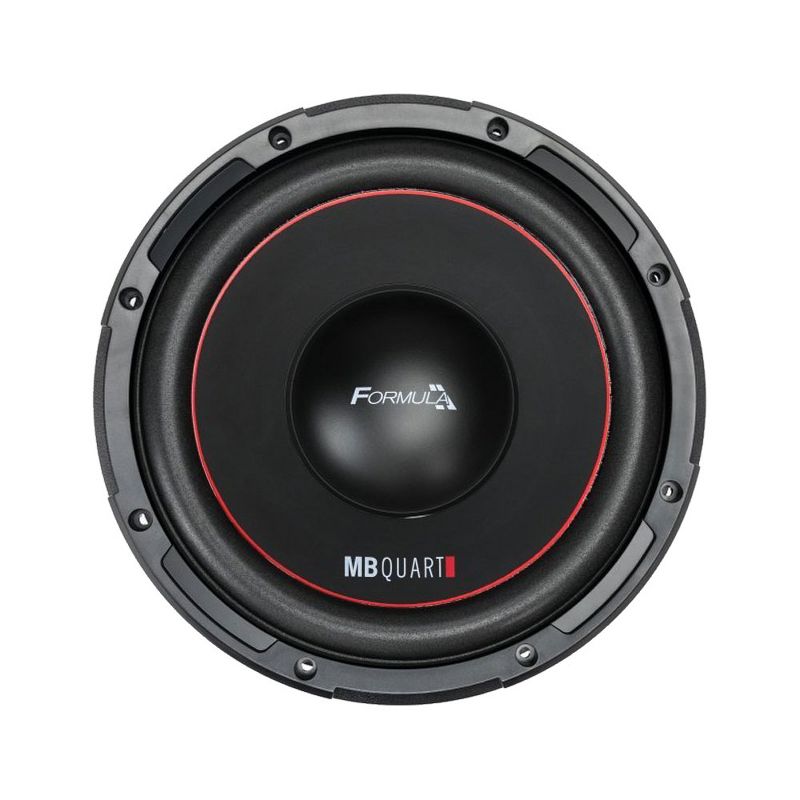 MB Quart FW-1254 Formula 10 Inch 600 Watt DVC 4 Ohm Car Audio Subwoofer, Black (4 Pack)