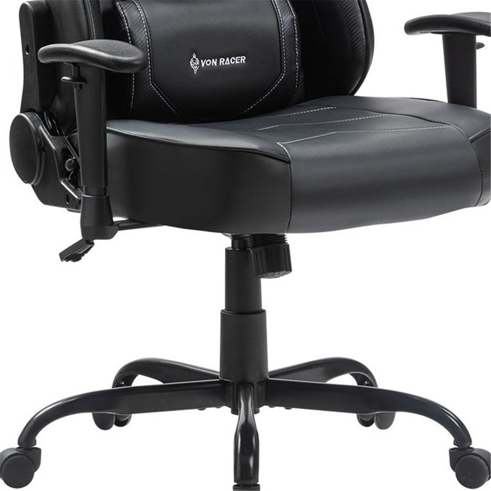 Gaming Chair, Racing Style Computer Desk Chair Padded Armrests Ergonomic Lumbar Support Adjustable Height