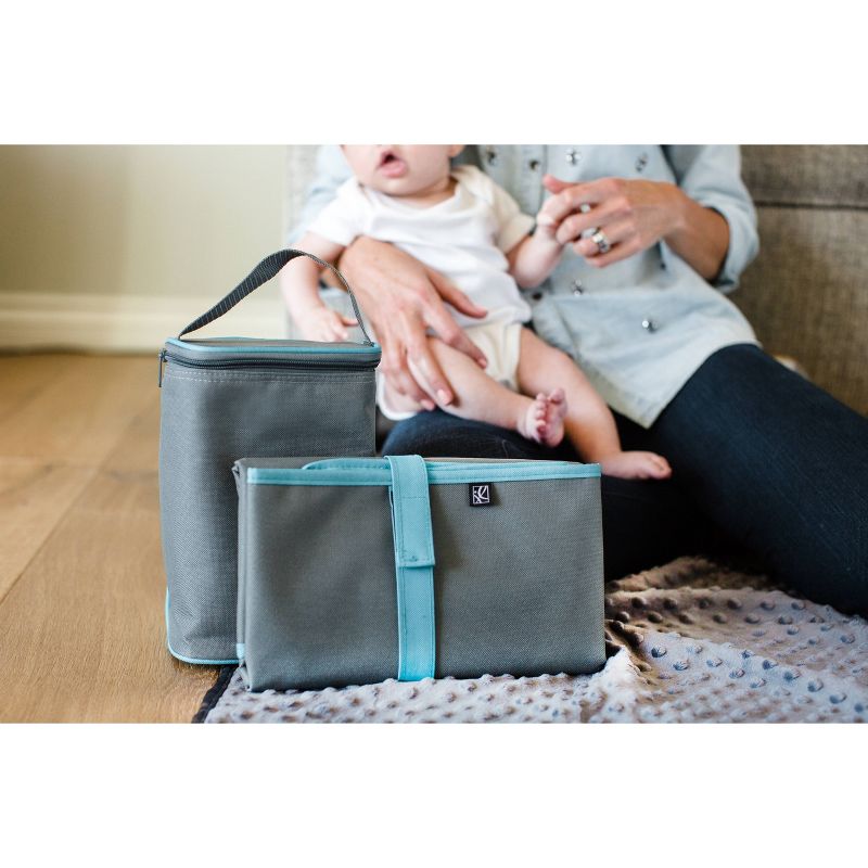 J.L. Childress TwoCOOL Double Bottle Cooler - Gray Teal - 30qt