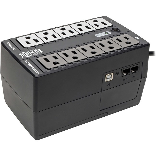 Tripp Lite Ups 600Va 325W Desktop Battery Back Up Compact 120V Usb Standby 50/60Hz 5-15P Pc