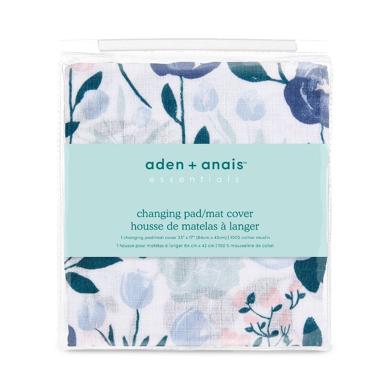 aden + anais Changing Pad Cover Flowers Bloom