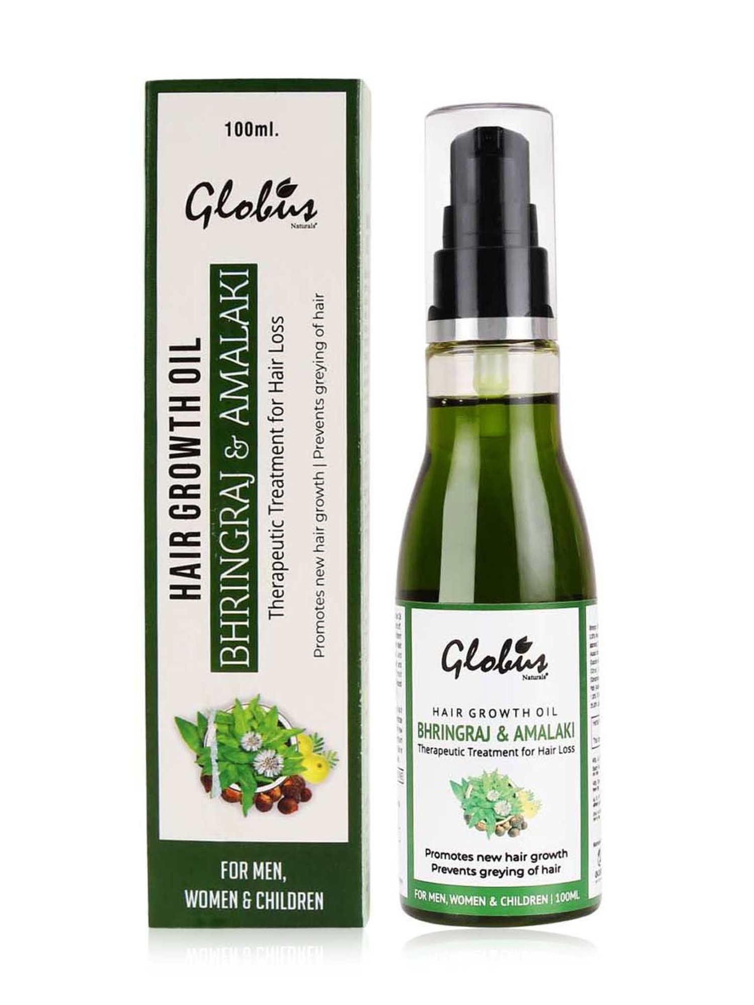 Globus Naturals Bhringraj & Amalaki Hair Growth Oil - 100 ml