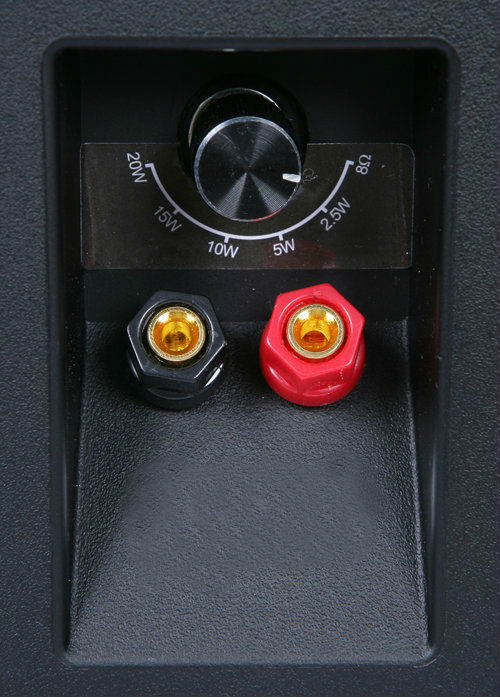 TIC ASP120-B 6.5" Weather-Resistant Outdoor Patio Speakers with 70v Switch (Pair) - Black